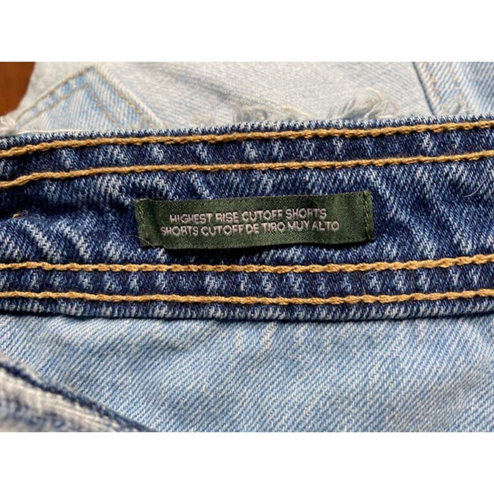 Wild Fable Womens Patch Work Denim Shorts Sz 4 - Picture 3 of 4